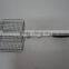 Vegetable and meat Non Stick BBQ Grill Basket TPR Handle