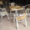 aluminum wooden cafe chair ZT-1042C