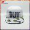 customize design your own logo 100%acrylic white snapback caps with towel embroidery