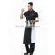 New design customized with good quality black double breasted chef jacket wholesale