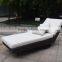 Outdoor Rattan Swivel Daybed Morden Wicker Furniture