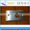 Custom made aluminium number plate punching parts