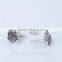 Cheap Chinese Round Shape Sterling Silver Woman Stud Earring With Butterfly