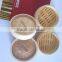 diameter 12cm and 2 tiers healthy and reusable bamboo food steamer made in Anhui