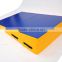 Soozier Blue/Yellow Childrens Folding Soft Kids Play Gymnastics Incline Cheese Wedge Tumbling Mat