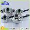Professional family 7pcs saucepan, casserole, frypan cookware set non-stick stainless steel pot