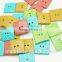 Fancy 2 Holes Square Painting Pink, Green, Blue, Yellow Coconut Shell Button
