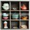 burn wooden gift try ,Partition tea tray,burn wood crafts shelf