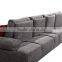 China foshan factory high quality modern fabric corner sofa set designs