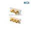 Wall Plate Insert with Gold Plated RCA Style Audio and Video AV Adapter