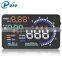 Hot Sale Universal 5.5 inch Fuel Consumption Vehicle-Mounted Hud Car Head Up Display System with Overspeed Warning
