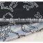 Wholesale newest silver sequin upholstery fabric with black beads for home textile