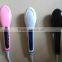 Lcd hair straightener brush fast hair straightener brush beauty star 2016 hot sell