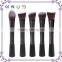 5PCS kabuki brush set black/orange color plastic handle blush foundations makeup sets brush