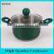Green Non-Stick Stainless Steel Casserole With Lid