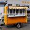 Food cart street vending truck with stainless working table/ Push-pull window