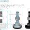 Anti-vibration and leveling feet rubber mount