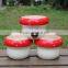 Cute garden decor small ceramic smiling face planters