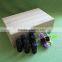 small fancy pine wooden empty gift box for Essential oil