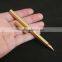Novel design brass copper material signature pen, creative gift hexagonal metal pen