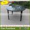UV resistant outdoor furniture garden poly rattan table and chairs