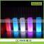 Modern color changing rechargeable bright led furniture led table led chairs