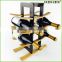 Curved bamboo designed wine stand wine rack Homex BSCI/Factory