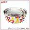 Custom logo printed melamine pet bowl, pet salad bowl