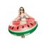 2017 hot selling swimming water game toys leasure giant inflatable watermelon pool float outdoor swim ring for adults and kids