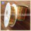 Light pink colored metallic twist tie roll for bamboo decoration candy lollipop food bag packaging