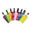 Top fashion silicone luggage tag wholesale travel luggage tag