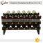 High quality Luxurious and classical top selling antique wooden wine rack display wine rack for wine shop