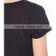 Wholesale Women Scoop Neck Short Sleeves Straight Hem Linen Blend T-shirt(DQE0133T)