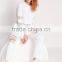 OEM service fashion cheap white ripped front jogger pants