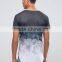 High Quality Custom Printed Design Short Sleeve Crew Neck men's 100% Polyester 180gsm Lightweight Soft Jersey Casual T-Shirt