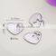 Sisters round stainless steel charm tags Custom laser logo charms tags for friendship bracelets 2017