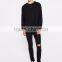 Autumn Winter Sweatshirt With Elastic Waist And Cuffs Customizable Cotton Fleece Plain Style Sweater 50% Cotton 50% Polyester