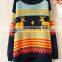 New arrival reindeer jacquard pattern christmas sweater wholesaler