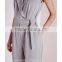 2015 Fashion Jumpsuit Design New Style v Neck Wrap Women Jumpsuit