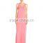 Women's Twisted Back Tank Cotton/Spandex Long Maxi Dress