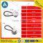 Promotional gift type quick fixed using metal extenders in different colors crystal bordered