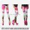 Custom teens tight leggings /Girls printed colorful leggings