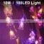 Hot Selling Waterproof LED String Lights Holiday Lighting AC110V/220V Xmas Wedding Party Christmas Decorations Hollow Bell