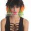 Party fan's colorful mullet wigs P-W218