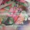 Printed organza/organdy Fabric with leaf design