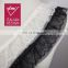 China wholesale white or black flower pattern satin ruffled lace trim