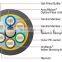 24 ~384 cores stranded layer armored ribbon fiber optic cable GYDTA