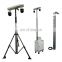 Telescopic light vehicle mounted military mobile pneumatic mast for camera