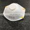 High Protection Level  Cone Type Anti Smoke Valved Dust Mask Respirator with Rubber Seal