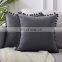 Soft Velvet Outdoor pillow Covers 18 X 18 with Balls for Sofa